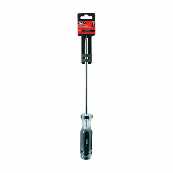 Task Tools Screwdriver Hardgrip 3-Rob 8in T50448C